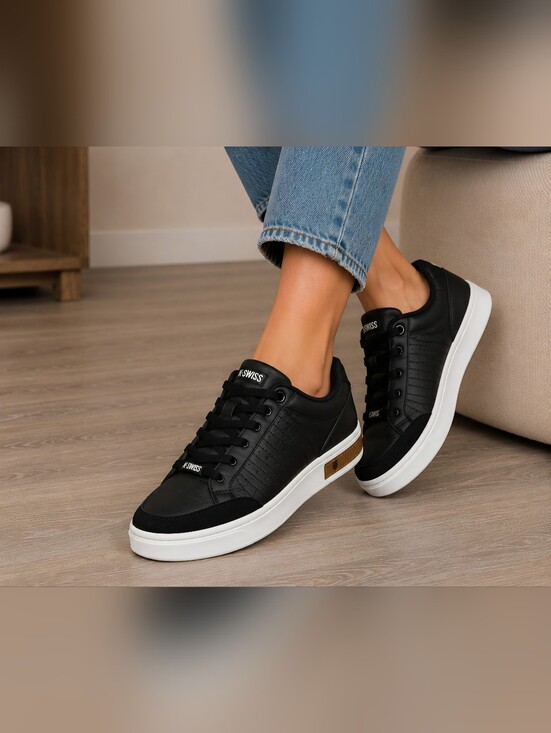 K-Swiss Shoes - K-Swiss Women's Black Sneakers